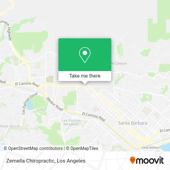 Zemella Chiropractic map