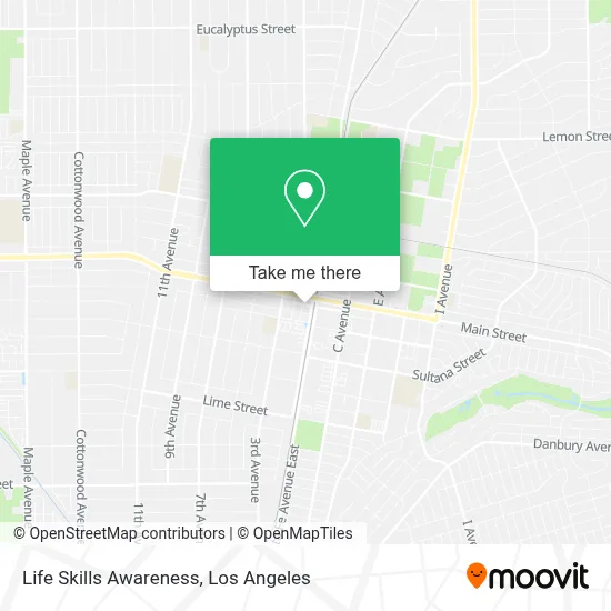 Life Skills Awareness map