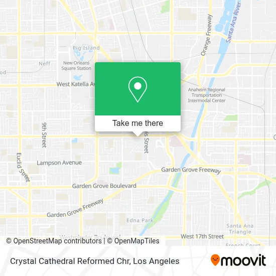 Crystal Cathedral Reformed Chr map