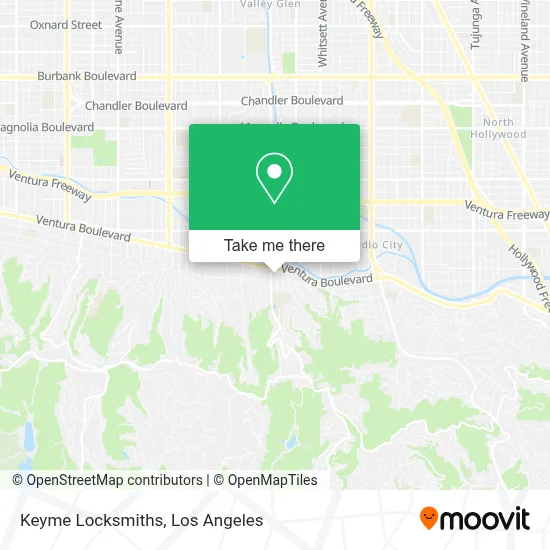 Keyme Locksmiths map
