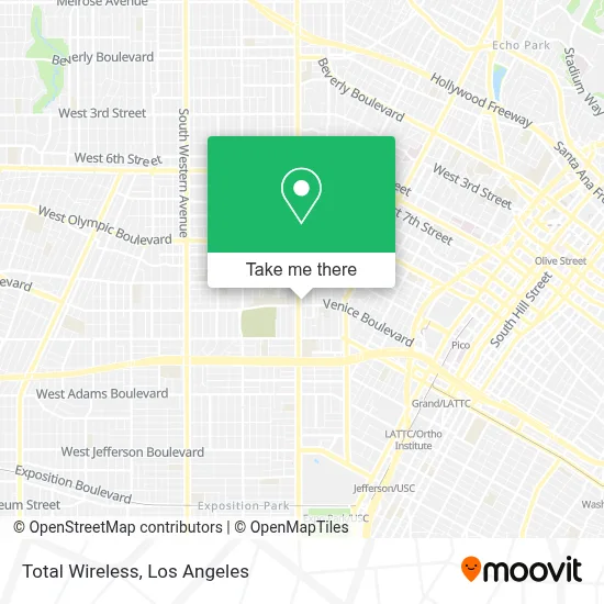 Total Wireless map