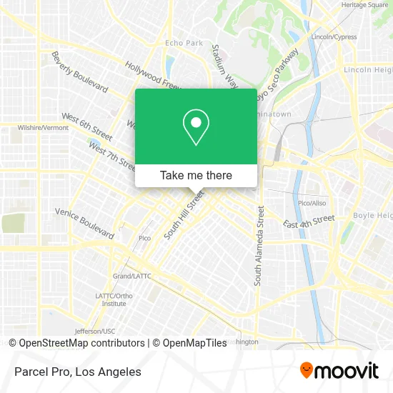 Parcel Pro map