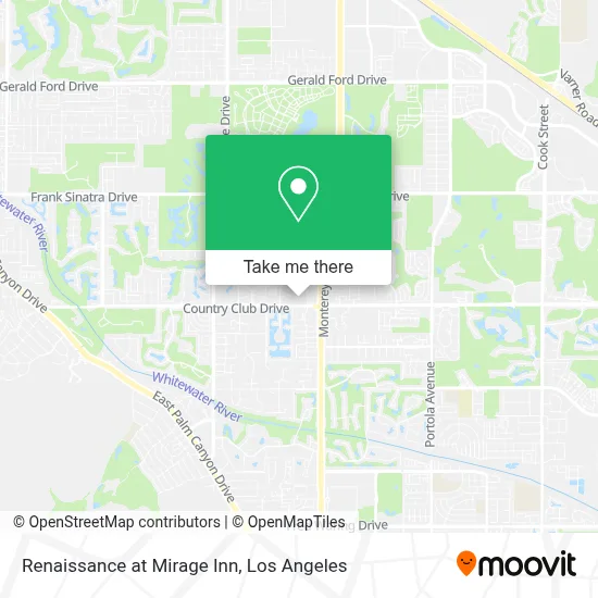 Renaissance at Mirage Inn map