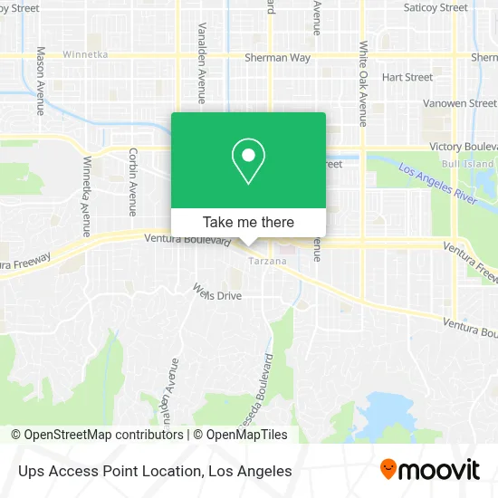 Ups Access Point Location map