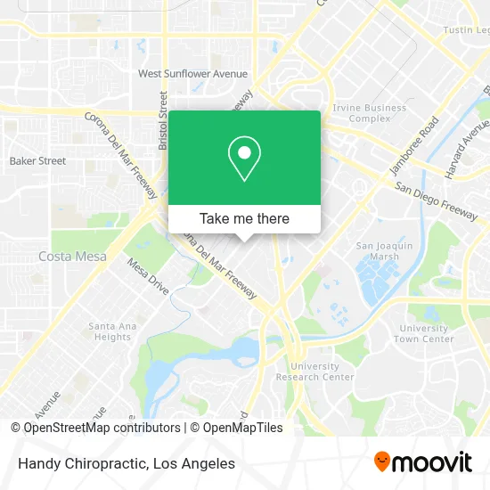 Handy Chiropractic map