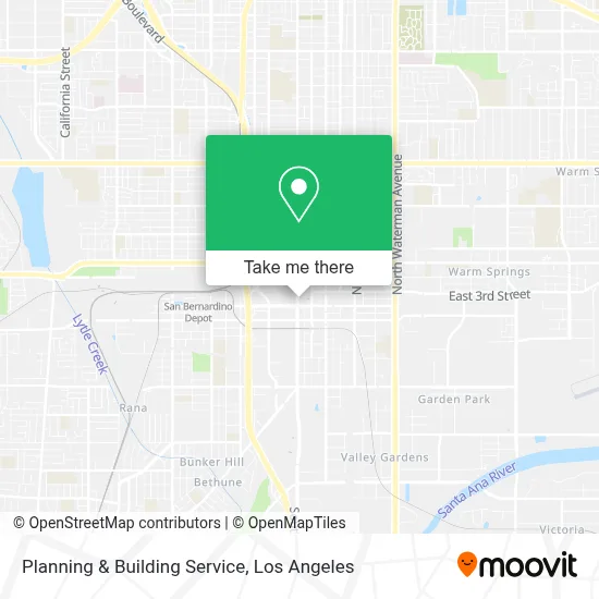 Planning & Building Service map