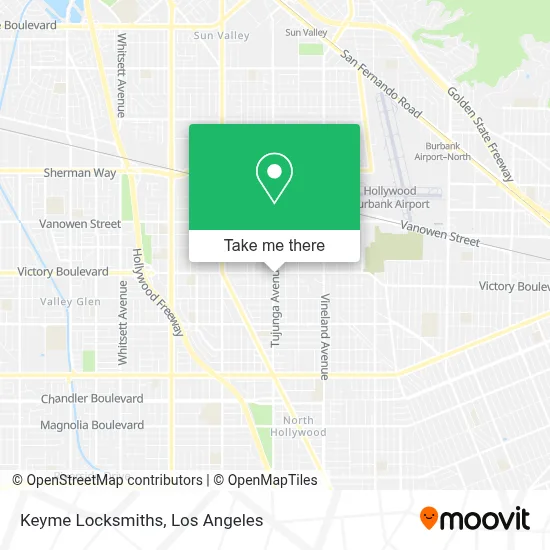 Keyme Locksmiths map