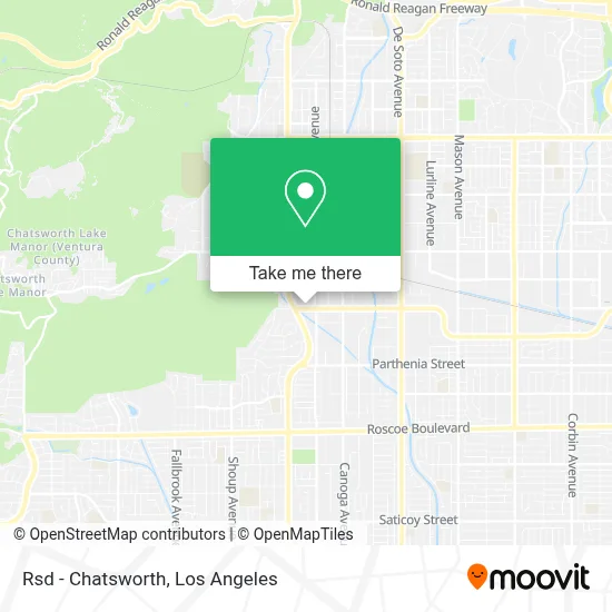 Rsd - Chatsworth map