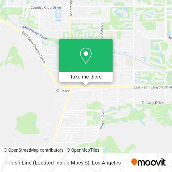 Finish Line (Located Inside Macy'S) map