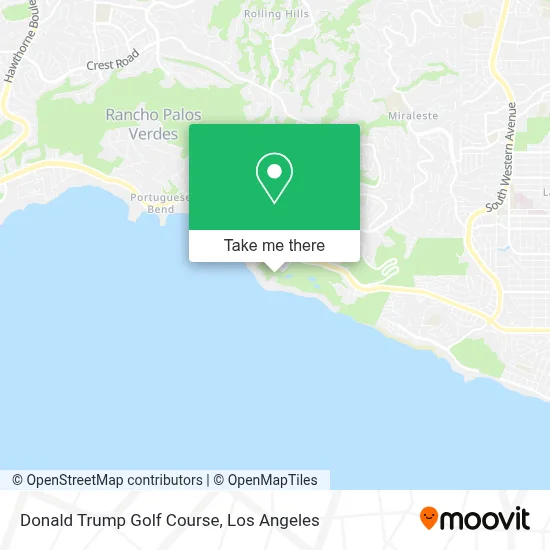 Donald Trump Golf Course map