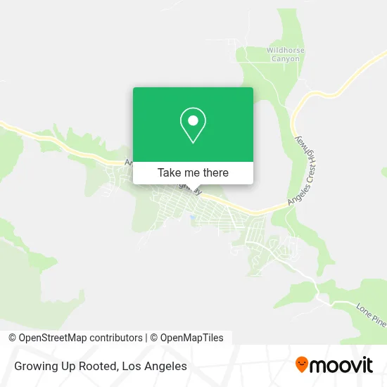 Growing Up Rooted map