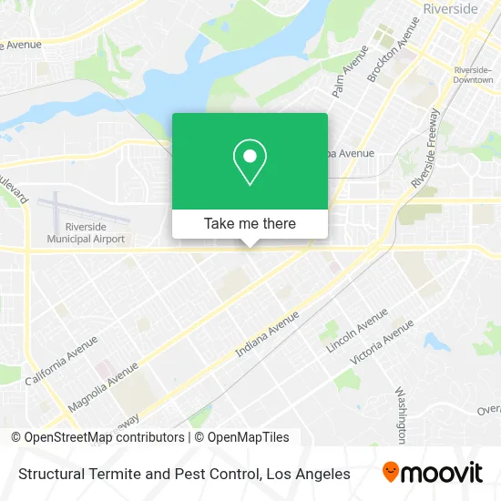 Structural Termite and Pest Control map