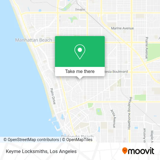 Keyme Locksmiths map