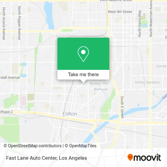 Fast Lane Auto Center map