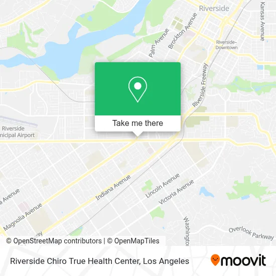 Riverside Chiro True Health Center map