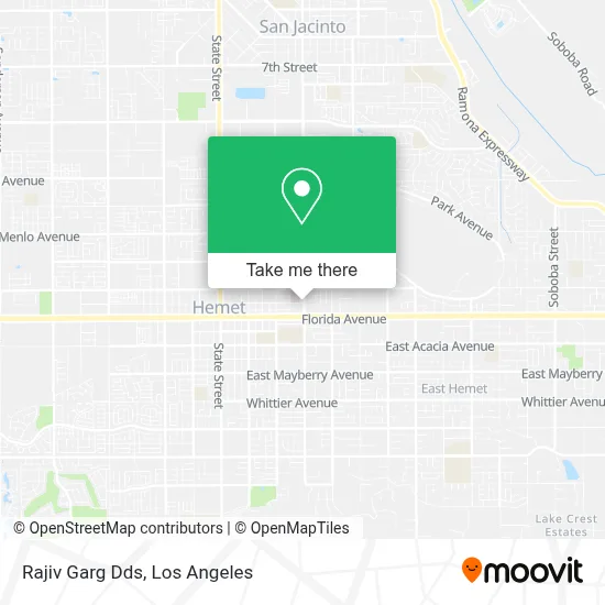Rajiv Garg Dds map