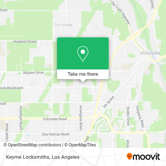 Keyme Locksmiths map