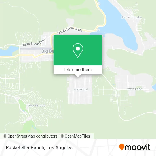 Rockefeller Ranch map