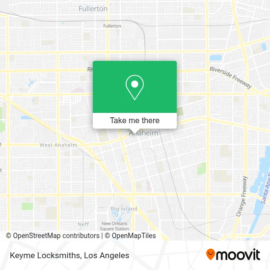 Keyme Locksmiths map
