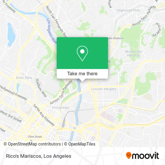 Rico's Mariscos map