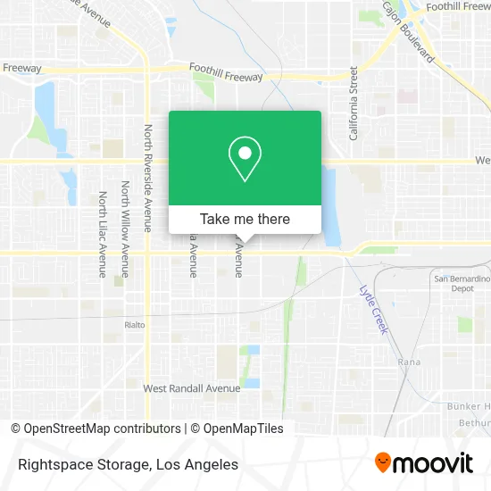 Rightspace Storage map