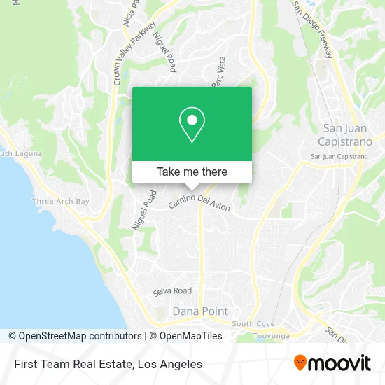 First Team Real Estate map