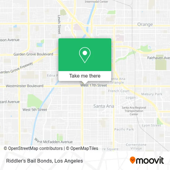 Riddler's Bail Bonds map