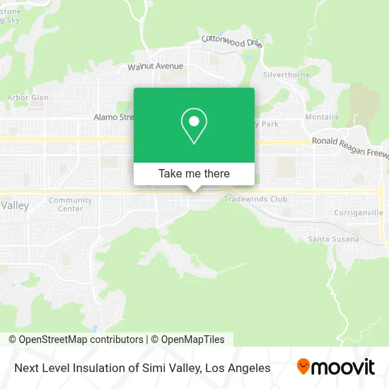 Next Level Insulation of Simi Valley map