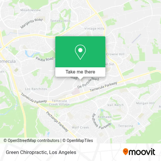 Green Chiropractic map