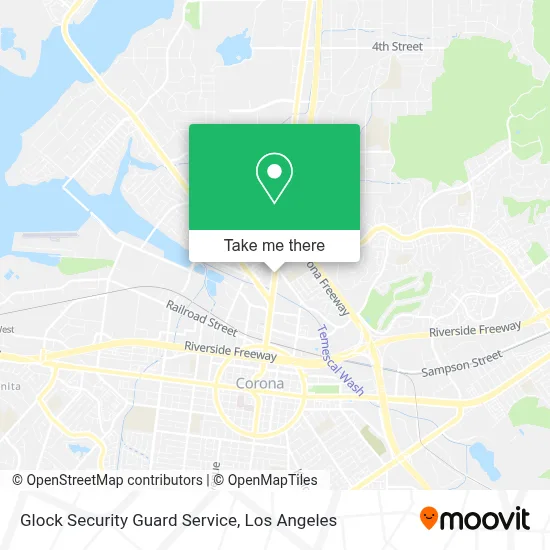 Glock Security Guard Service map