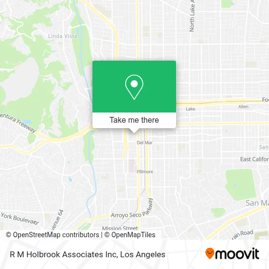 R M Holbrook Associates Inc map