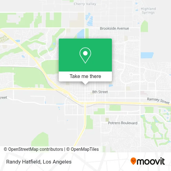 Randy Hatfield map