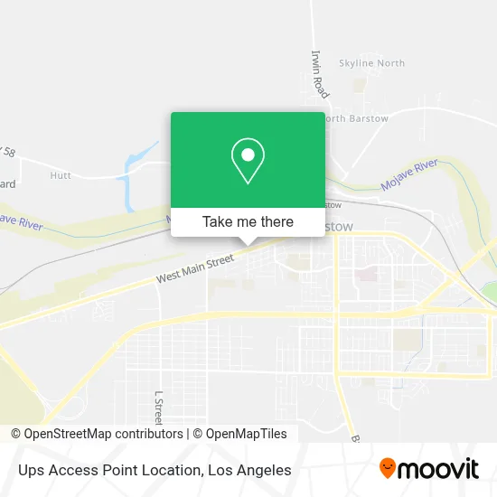 Ups Access Point Location map