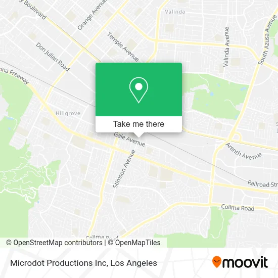 Microdot Productions Inc map