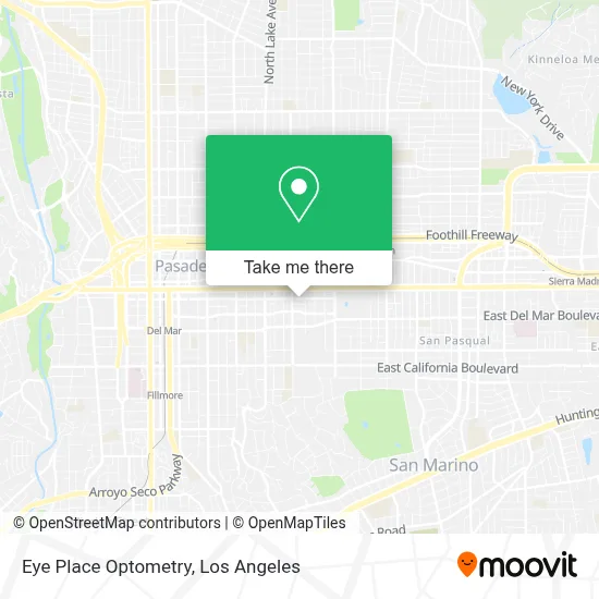 Eye Place Optometry map