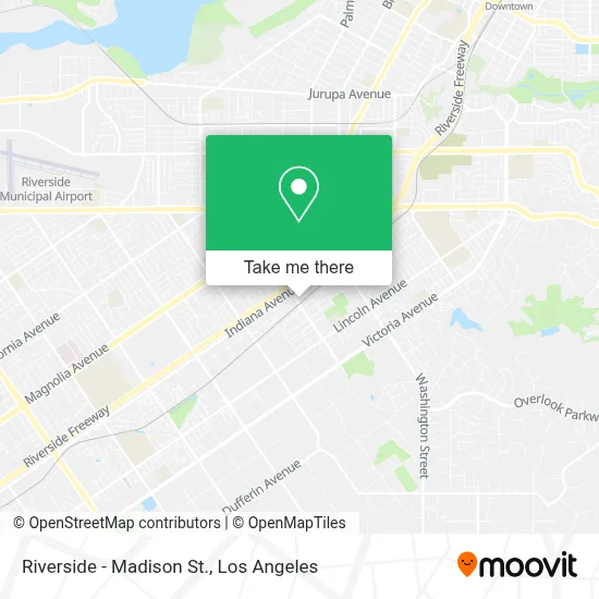 Riverside - Madison St. map
