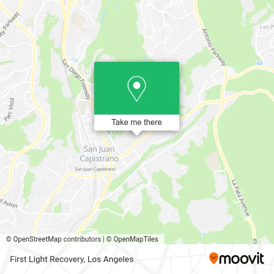 First Light Recovery map