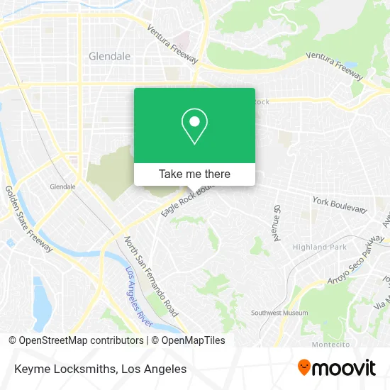 Keyme Locksmiths map