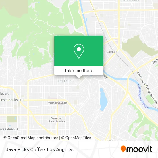 Java Picks Coffee map