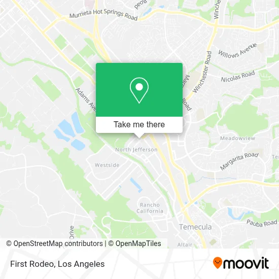 First Rodeo map