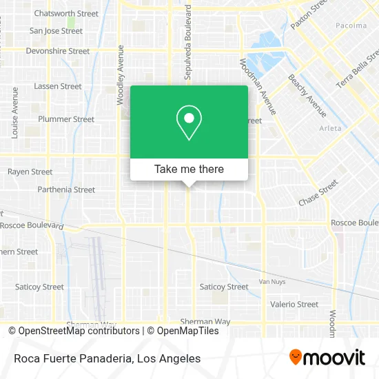 Roca Fuerte Panaderia map