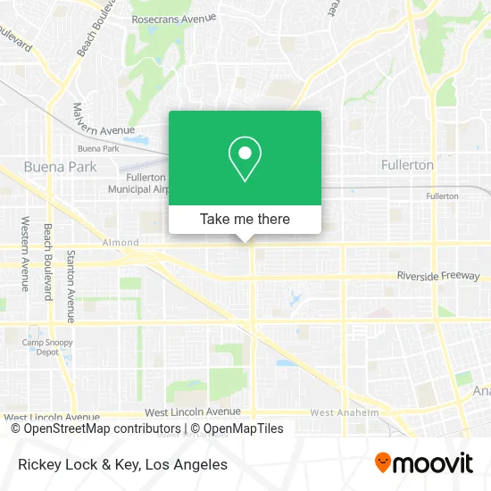 Rickey Lock & Key map