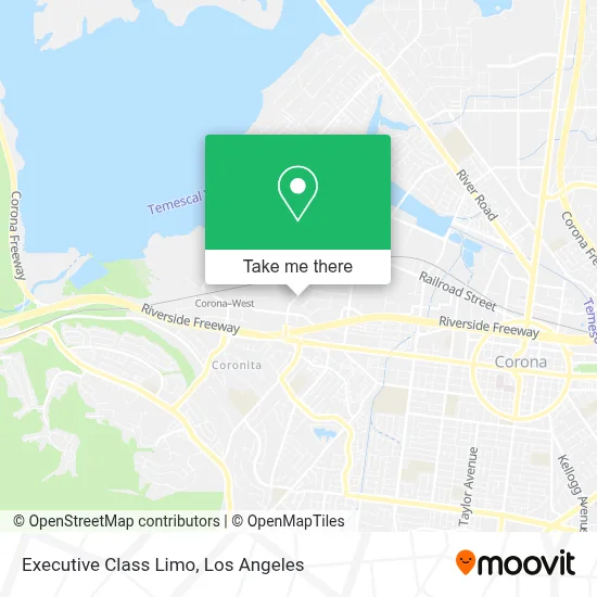 Executive Class Limo map