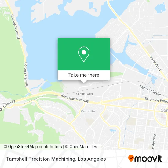 Tamshell Precision Machining map