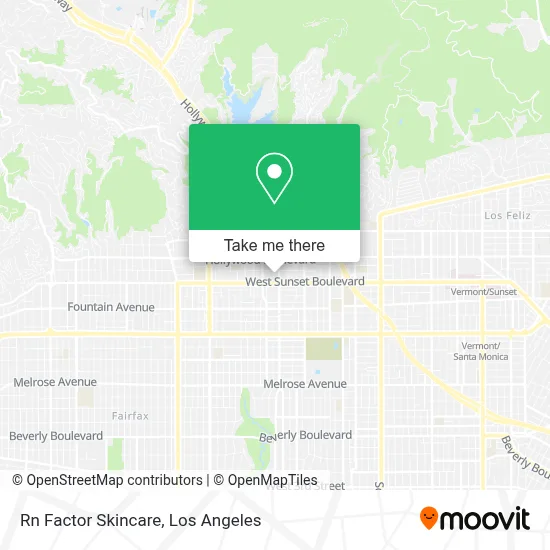Rn Factor Skincare map