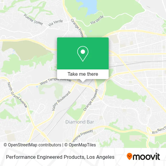 Performance Engineered Products map