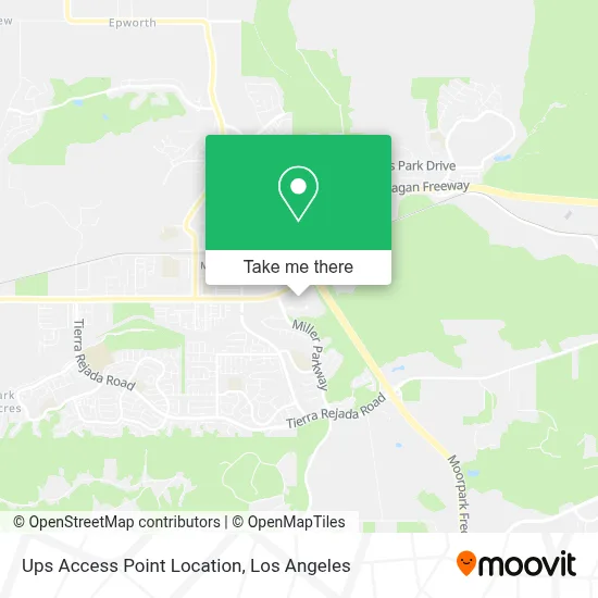 Ups Access Point Location map