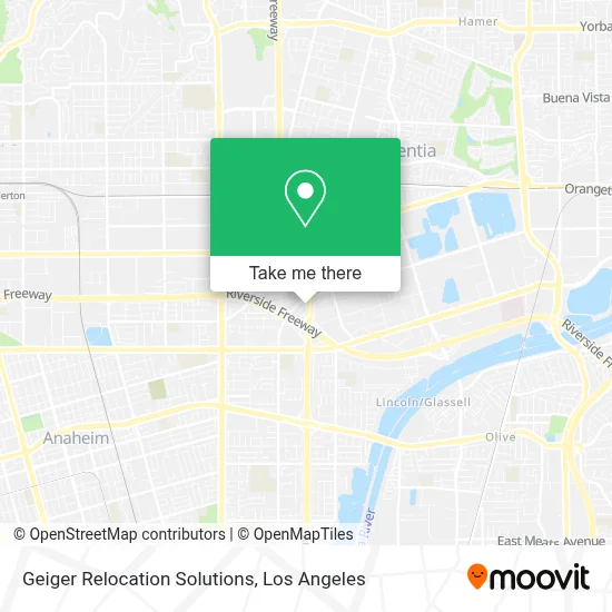Geiger Relocation Solutions map