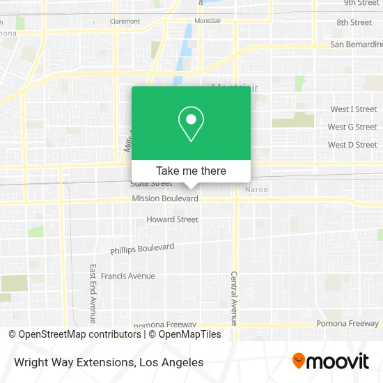 Wright Way Extensions map