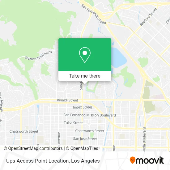 Ups Access Point Location map